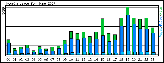 Hourly usage