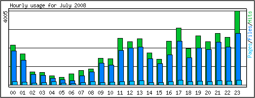 Hourly usage