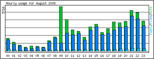 Hourly usage