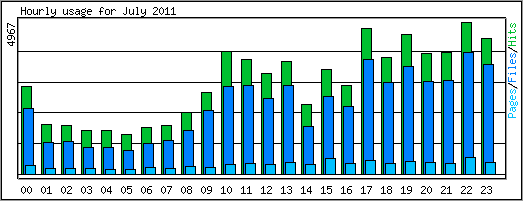 Hourly usage