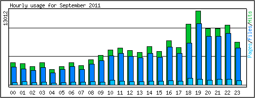 Hourly usage