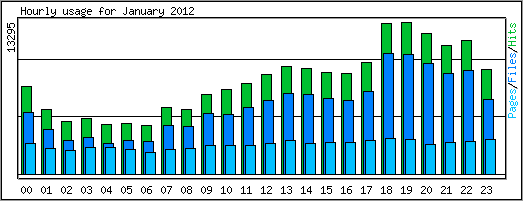 Hourly usage