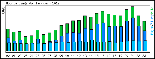 Hourly usage