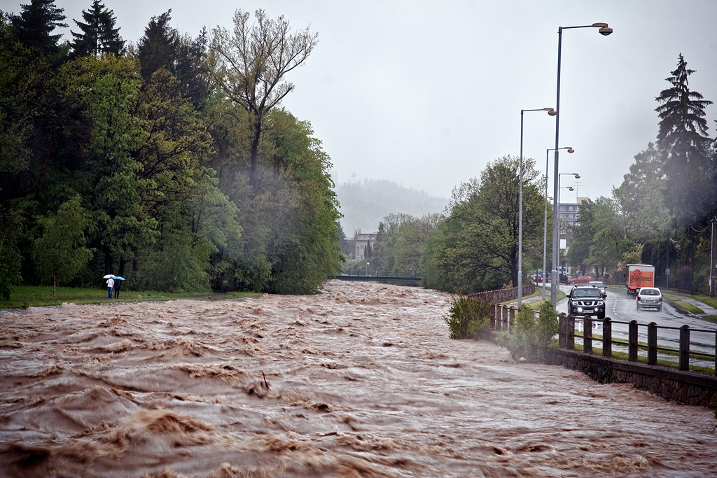 Floods - May 2010 (Rožnov p. R. , Valaššské Meziříčí, Bystřička)