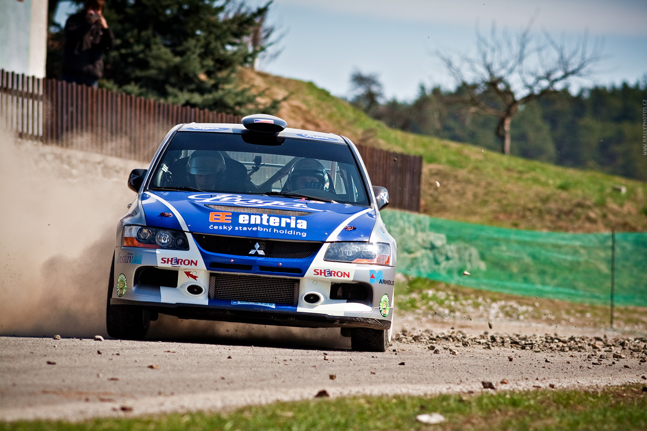 Horácká Rally Třebíč 2010 - Roman Kresta - Mitsubishi Lancer EVO IX