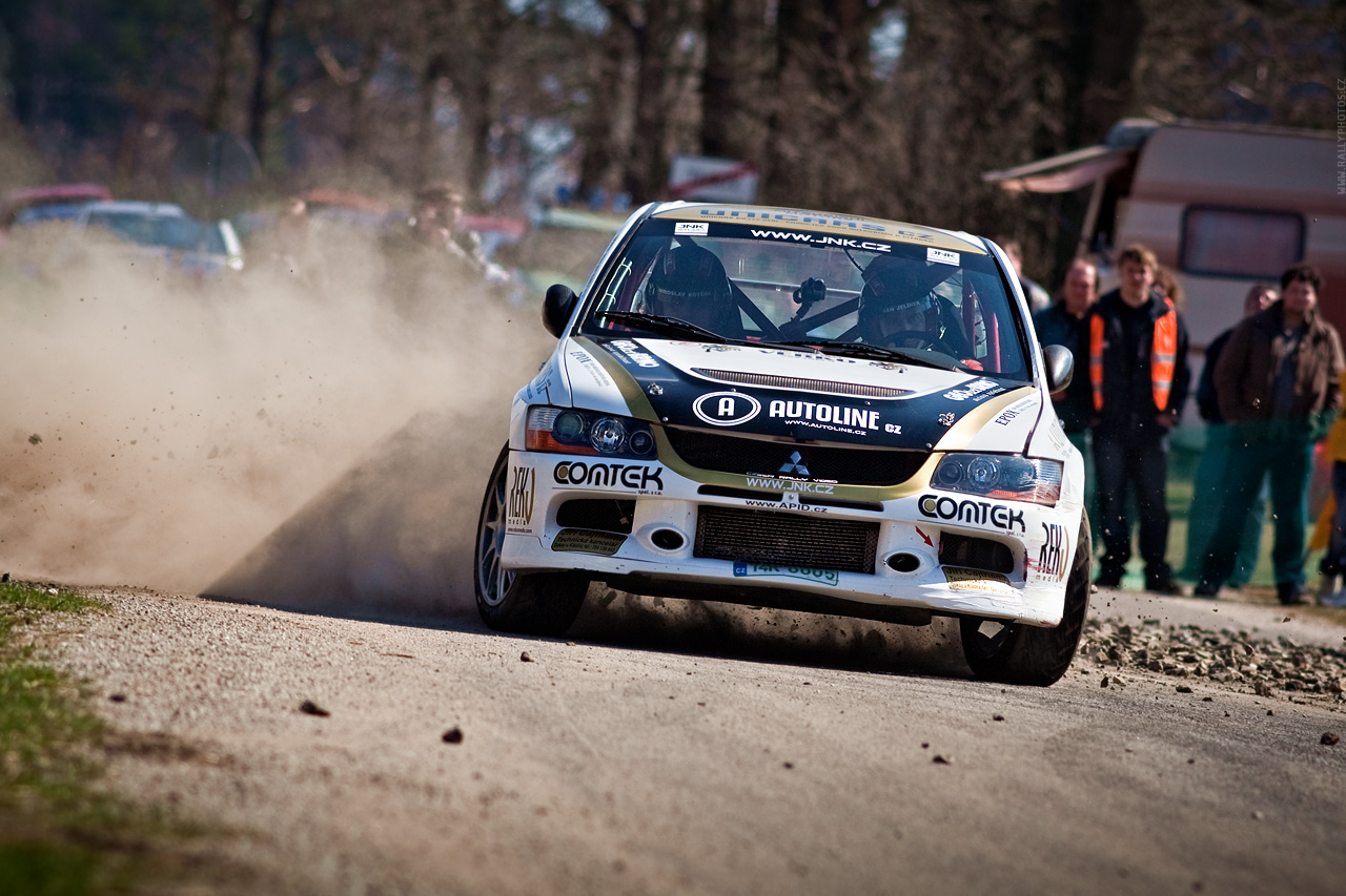 Horácká Rally Třebíč 2010 - Jan Jelínek - Mitsubishi Lancer EVO IX