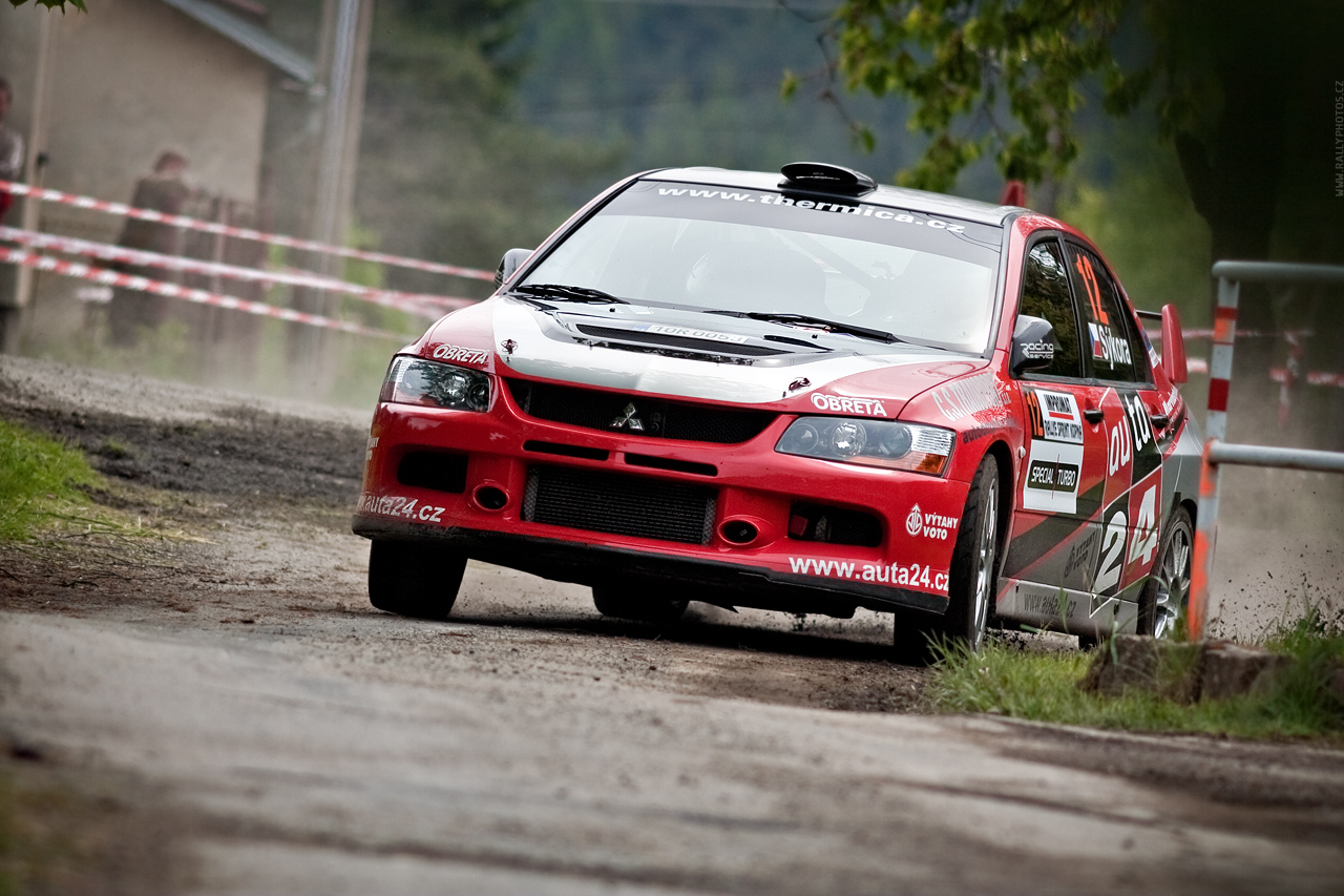 Rallysprint Kopná 2010 - Jan Sýkora - Mitsubishi Lancer EVO IX