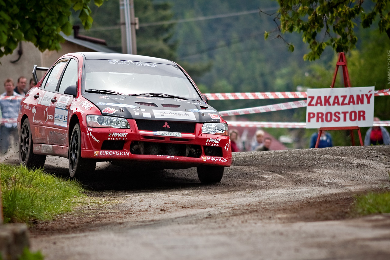 Rallysprint Kopná 2010 - Lumír Firla - Mitsubishi Lancer EVO VII