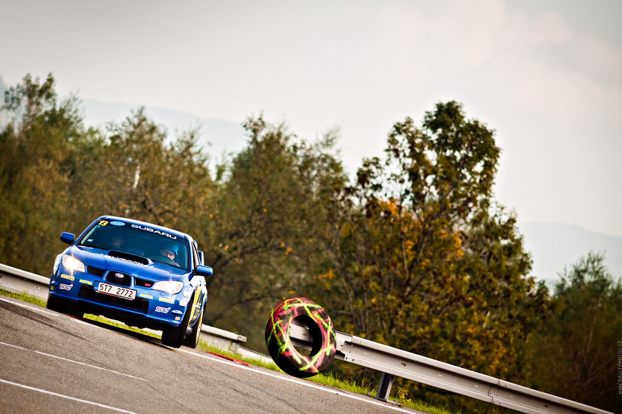 Lancers EVO & Imprezas testing @ Kopřivnice 2010