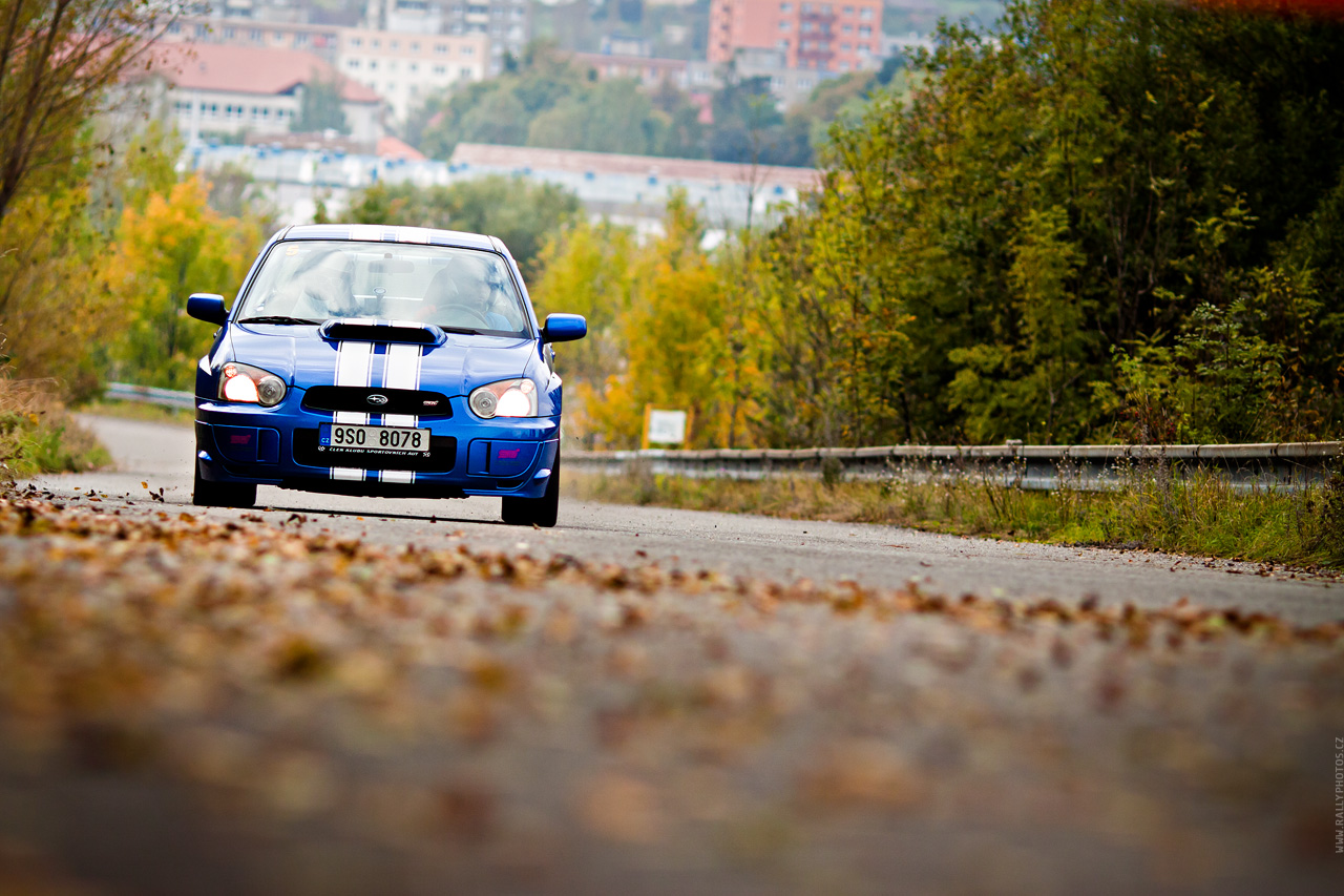 Lancers EVO & Imprezas testing @ Kopřivnice 2010