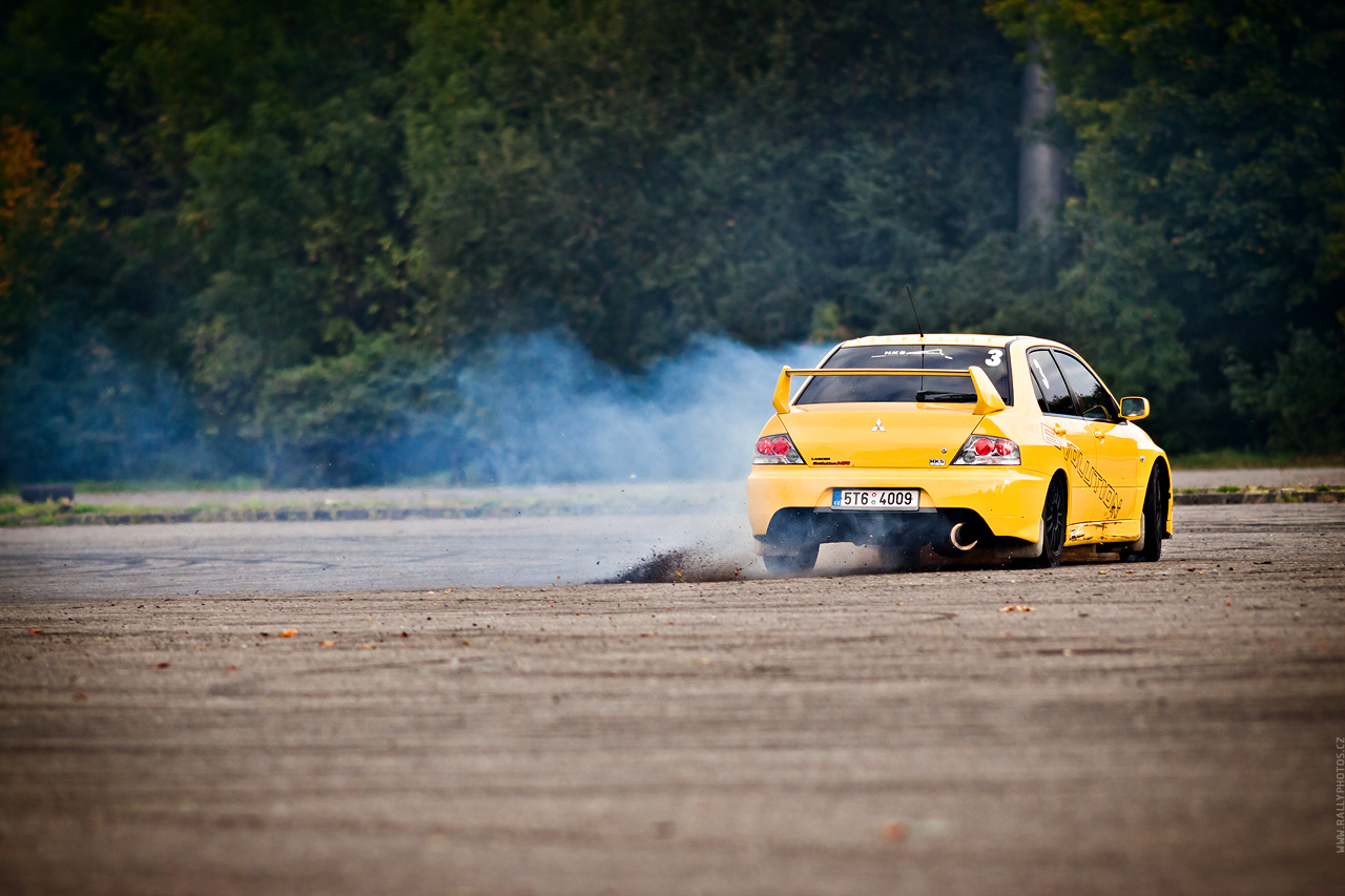 Lancers EVO & Imprezas testing @ Kopřivnice 2010