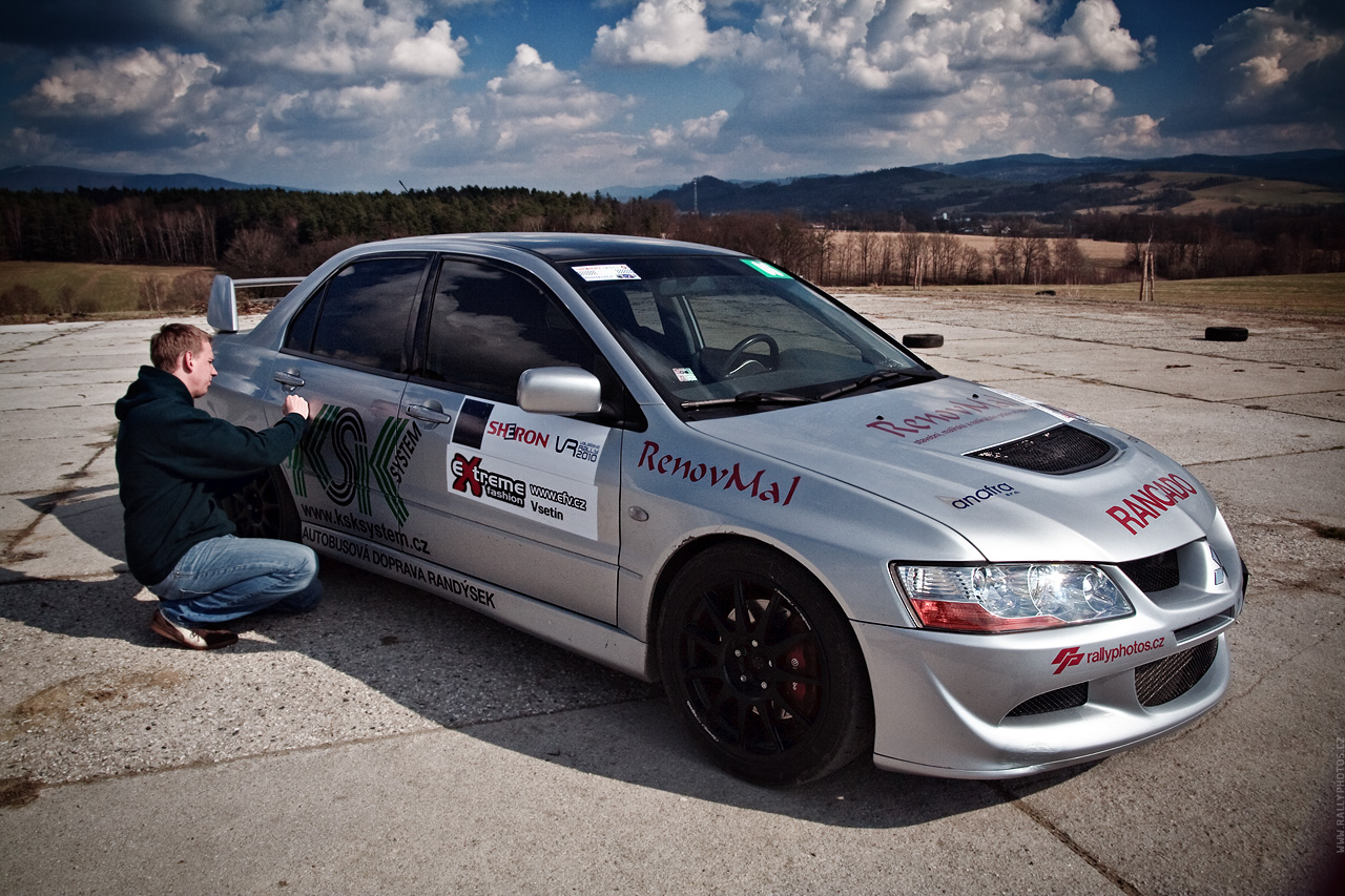 SHERON Valašská Rally 2010 - Mitsubishi Lancer EVO 8