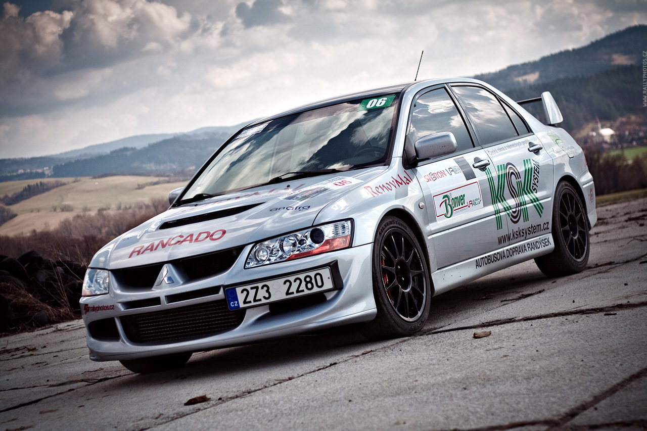 SHERON Valašská Rally 2010 - Mitsubishi Lancer EVO VIII