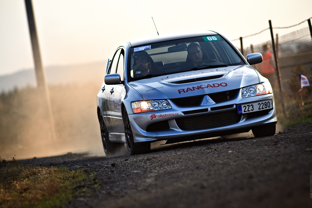 SHERON Valašská Rally 2010 - Mitsubishi Lancer EVO VIII