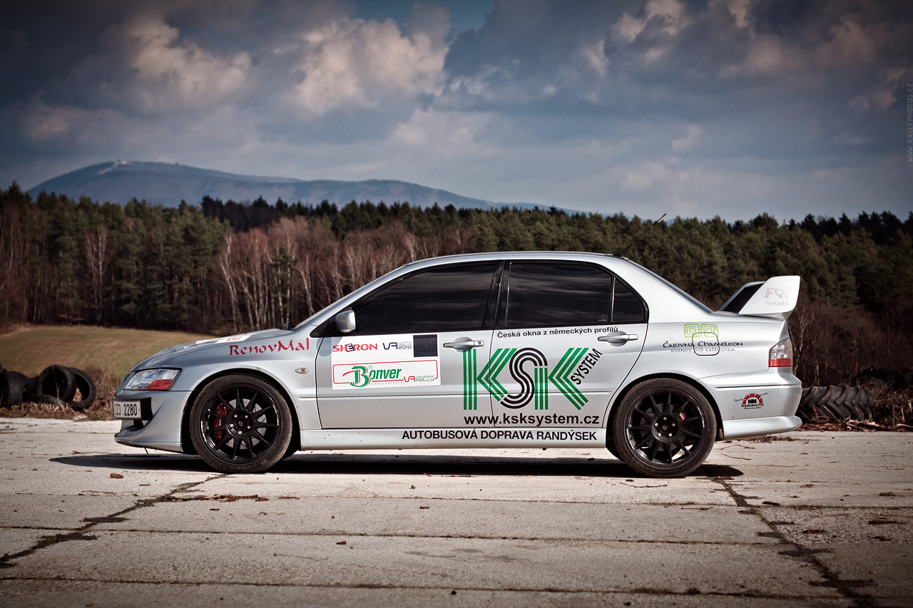 SHERON Valašská Rally 2010 - Mitsubishi Lancer EVO VIII