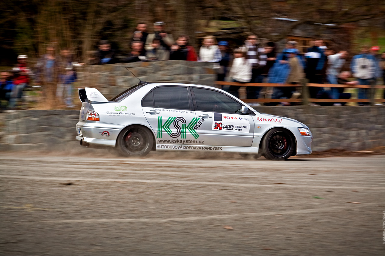 SHERON Valašská Rally 2010 - Mitsubishi Lancer EVO VIII