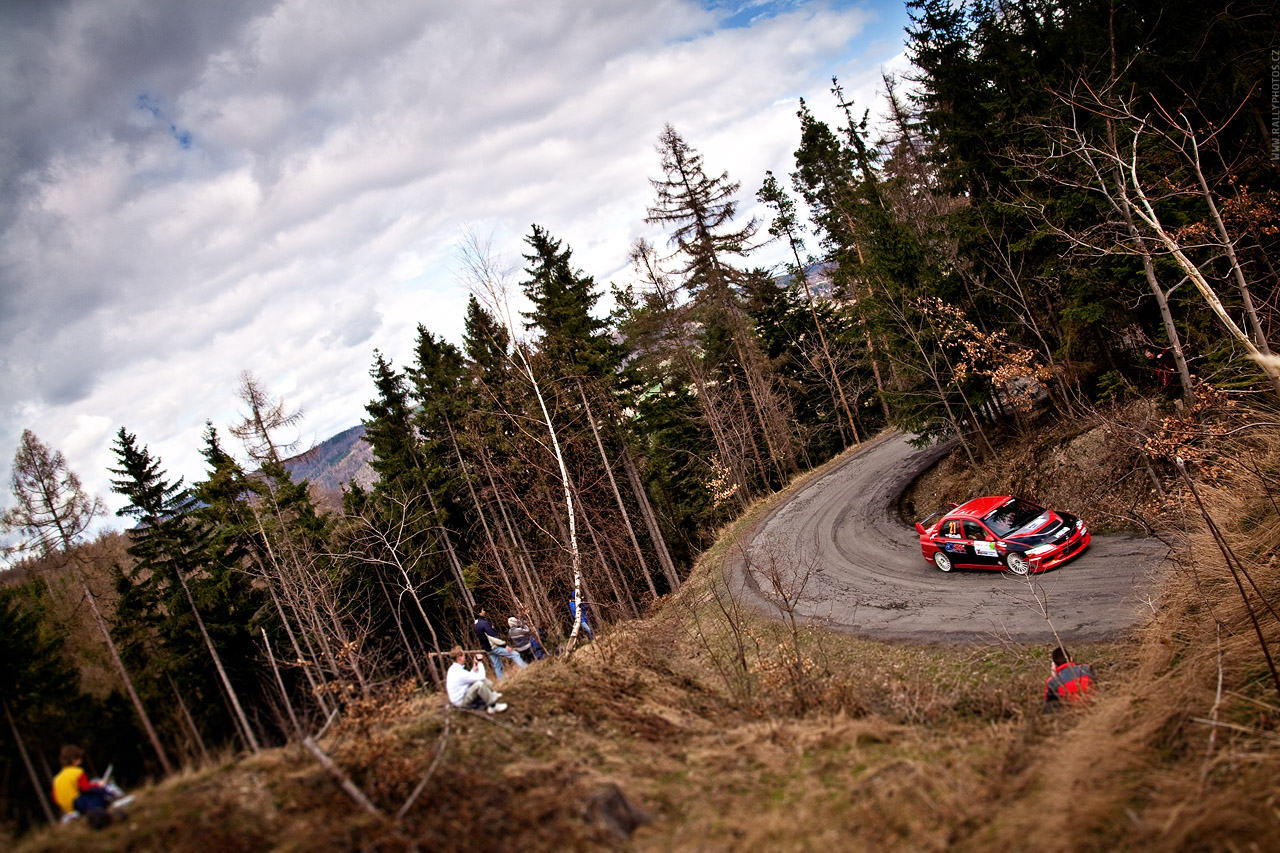 SHERON Valašská Rally 2010 - Roman Michalík - Mitsubishi Lancer EVO IX