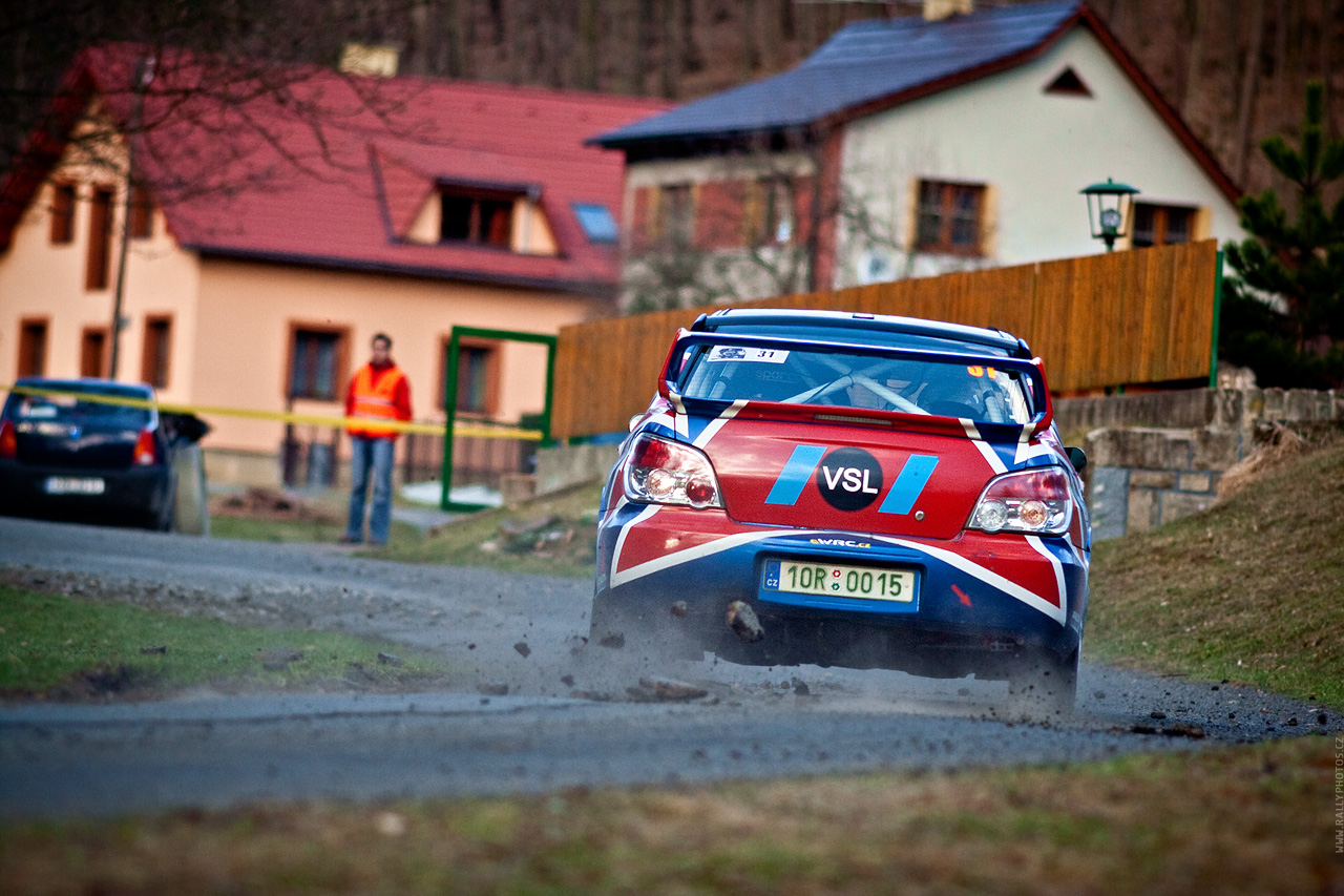 SHERON Valašská Rally 2010 - Robert Achs - Subaru Impreza STi N12